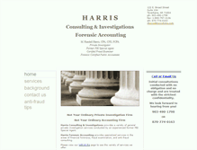 Tablet Screenshot of harrisfirms.com